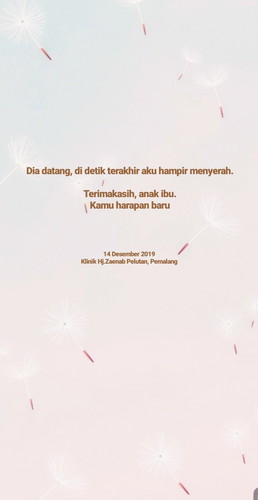 Lahir Tepat 40 Week