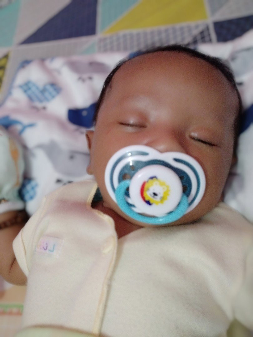 bayi 1 bulan ngempeng