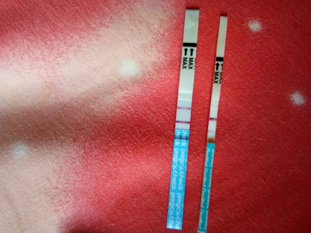 saya telat 5 hari hasilnya seperti ini. ini postif atau negatif ya bun?