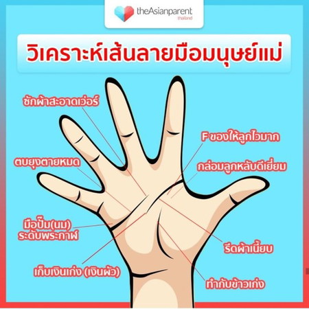 เส้นลายมือแม่