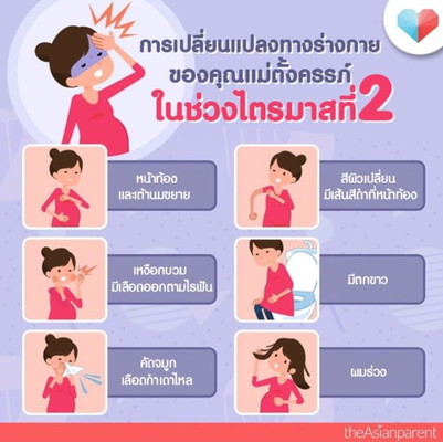 ท้องไตรมาส 2 ใครผ่านมาแล้วบ้างคะ