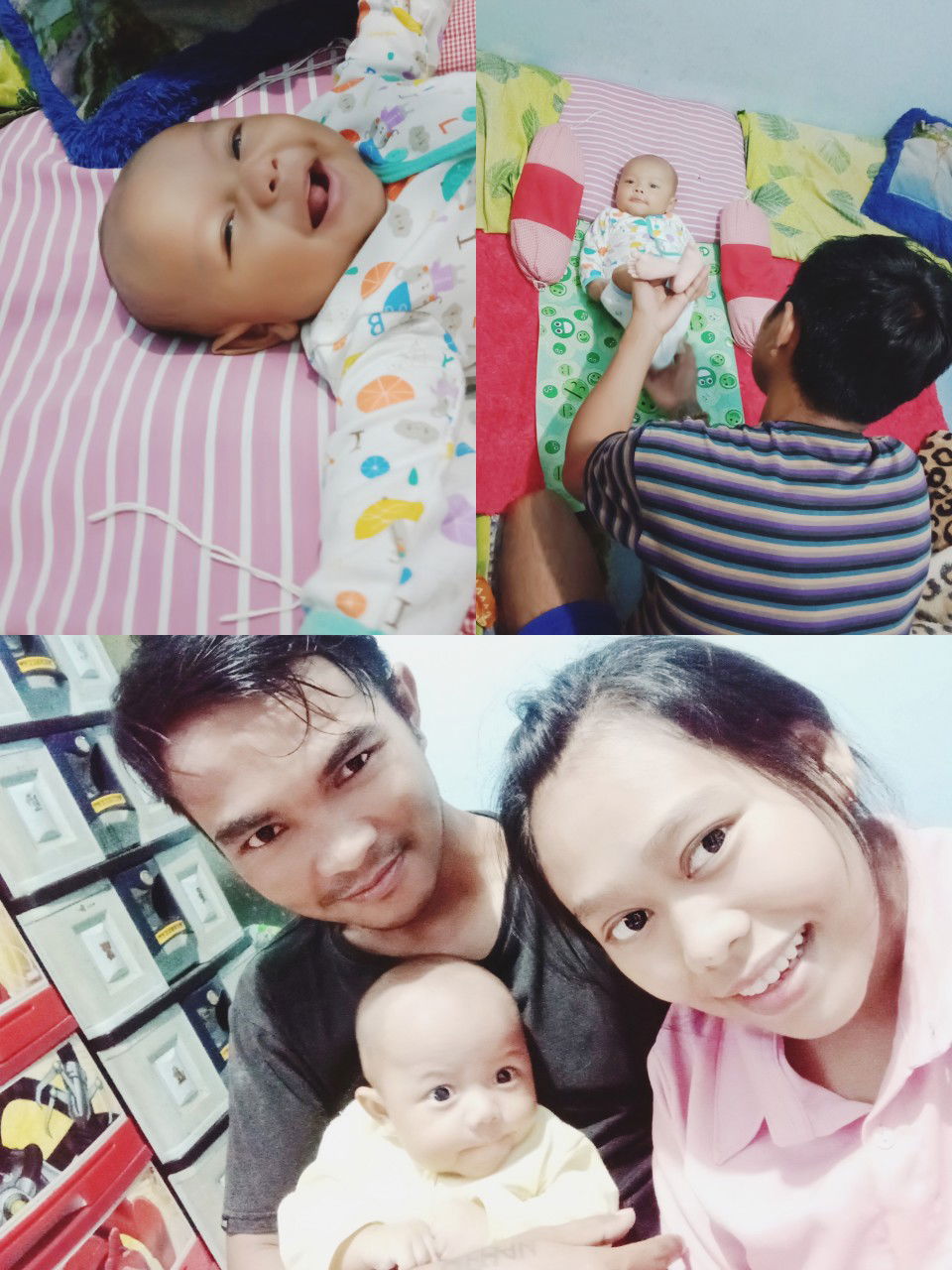 mengurus anak dan rumah bersama