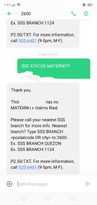 sss maternity lo