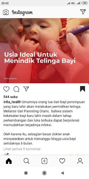 Tindik Telinga Bayi