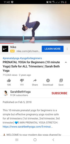 prenatal yoga