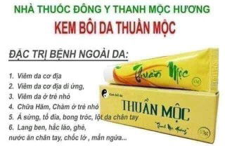 kem bôi da Thuần Mộc