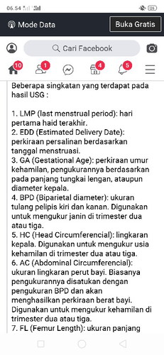 cara baca usg
