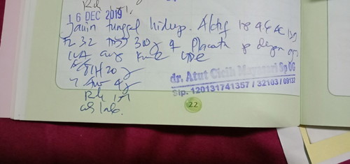 catatan dokter