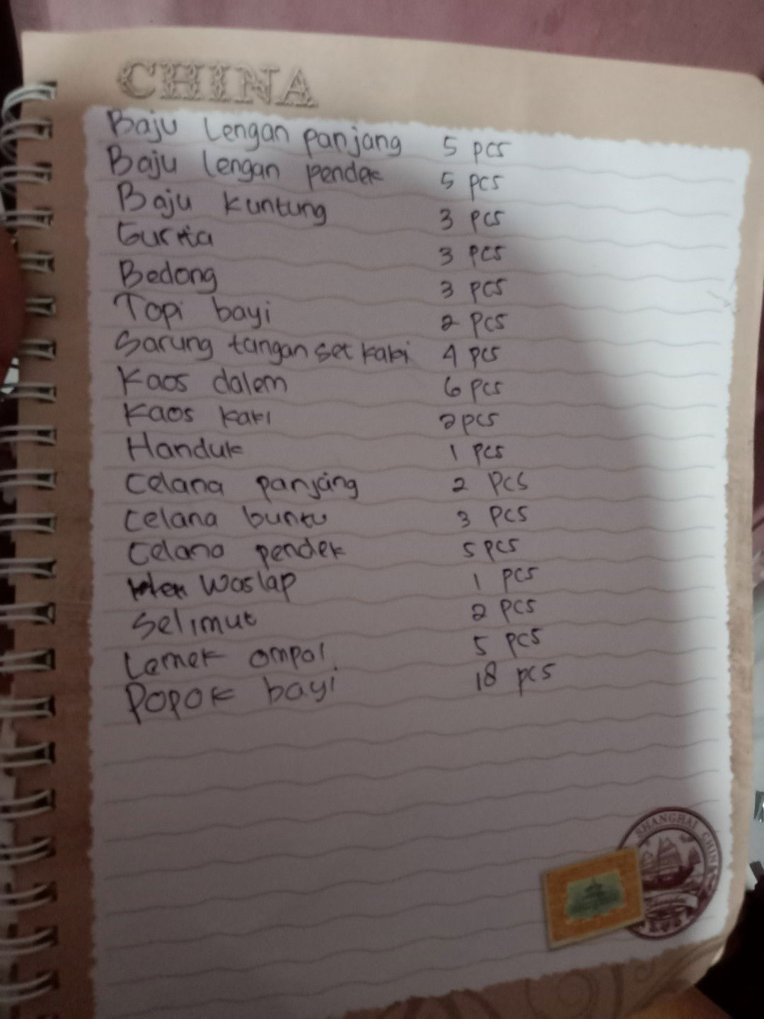 perlengkapan persalinan