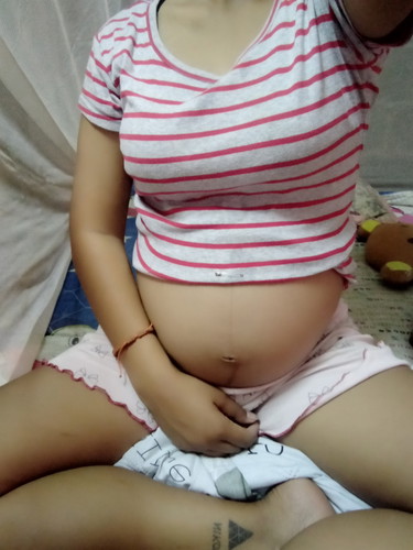 28w1d ดูในรูปท้องใหญ่แต่ท้องจริงยังแพ้พุงสาวที่หนัก70โล??