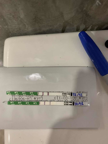 LHขึ้นขีดเข้มทั้ง2วัน แบบนี้ปกติมั้ยคะ