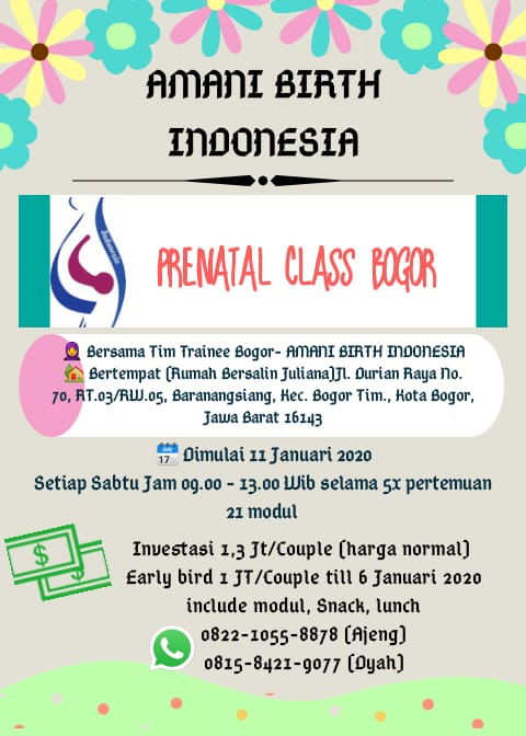 Kelas Persiapan Persalinan BOGOR