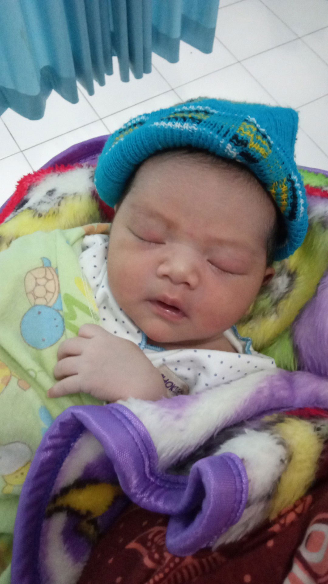 sudah lahir hari ini sesuai hpl usg kedua tgl 13 juli 2020