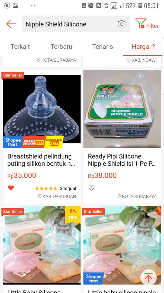 merk pelindung puting