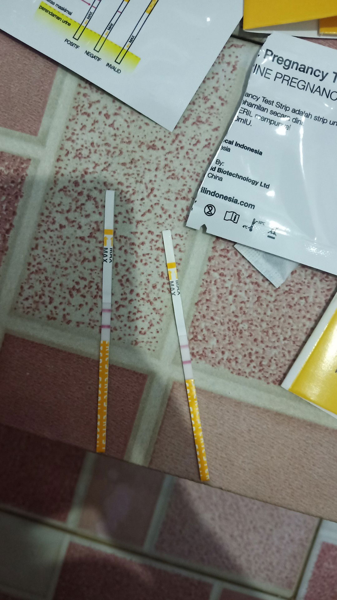 akhirnya garis 2 , tapi ..