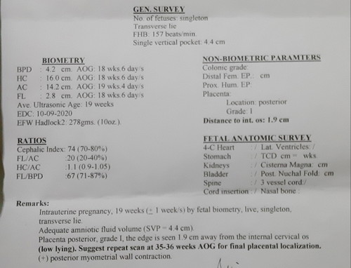 ok lng po ba ung result ng ultrasound ko ?