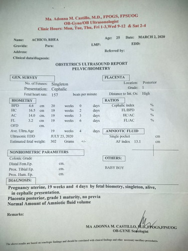 healthy po ba si baby base sa Ultrasound result?