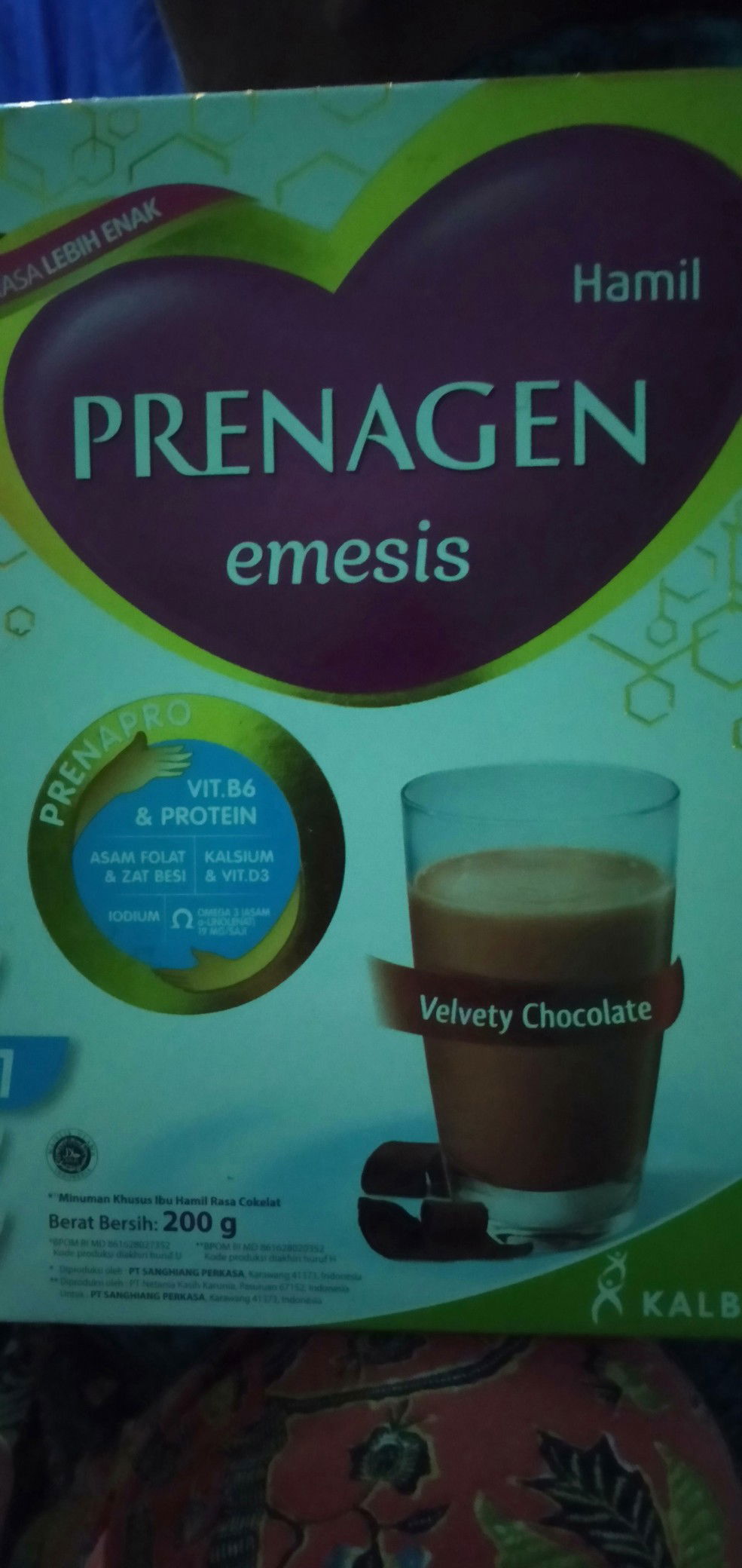 susu prenagen emesis