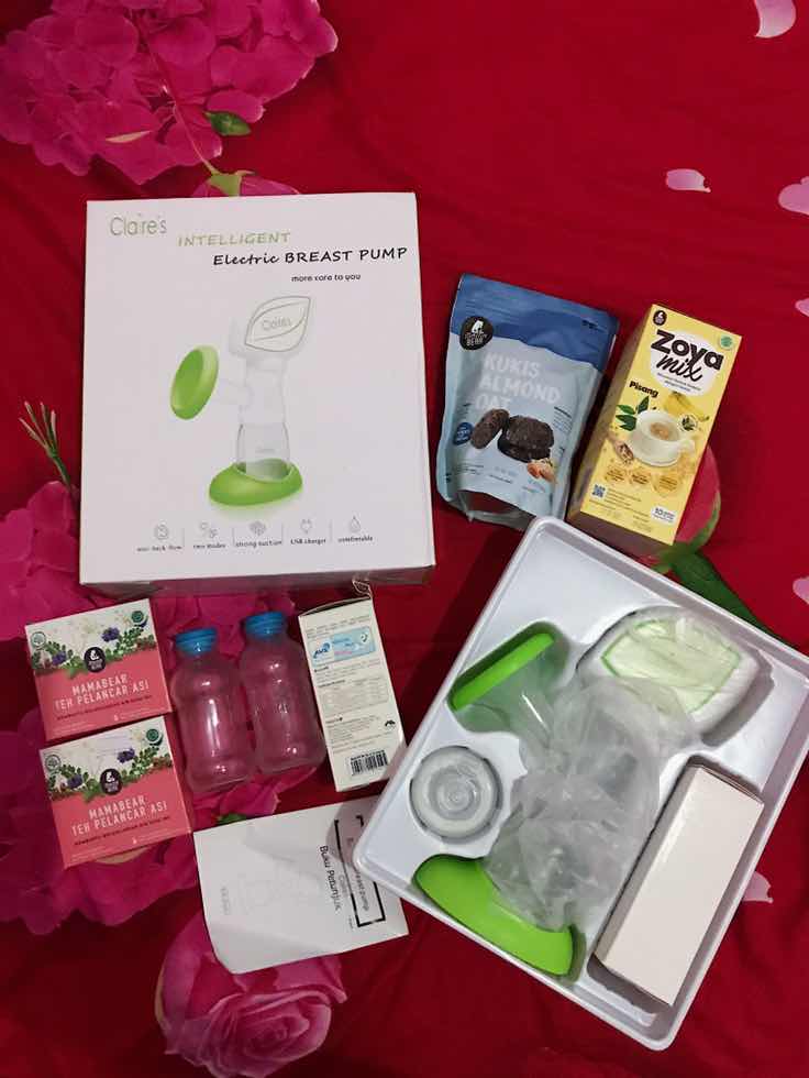 Persiapan perlengkapan dede