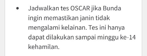 test oscar?