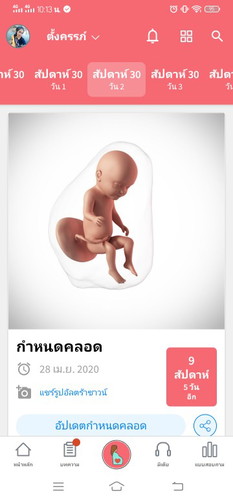 นน.น้องในท้องแม่ๆกี่กรัมแล้วจ้า