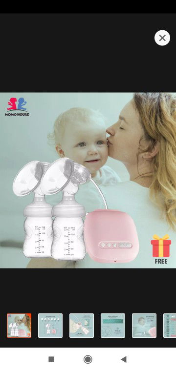 Let go breast pump .