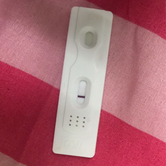 Hcg test this morning