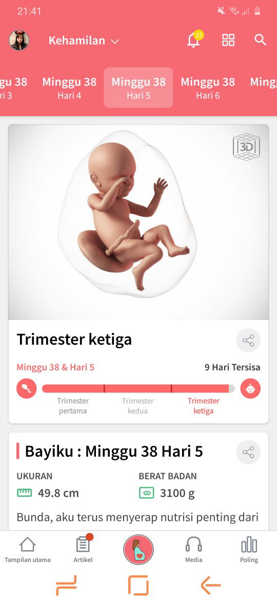 Bayi Di Kandungan Sangat Aktif Pada Malam Hari