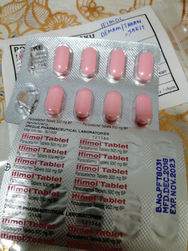 Paracetamol 500mg Ubat Tahan Sakit