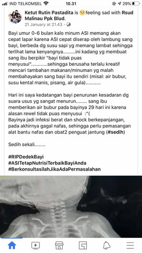 Nih bagi bunda” yang tanya boleh gak sih bayi di kasih makanan lain selain asi ?
