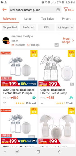 REAL BUBEE ELECTRI C BREAST PUMP