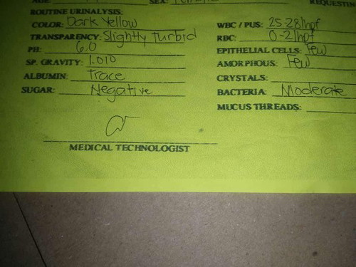 Laboratory Result