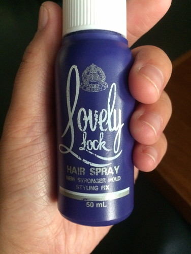 Hairspray brand name:Lovely