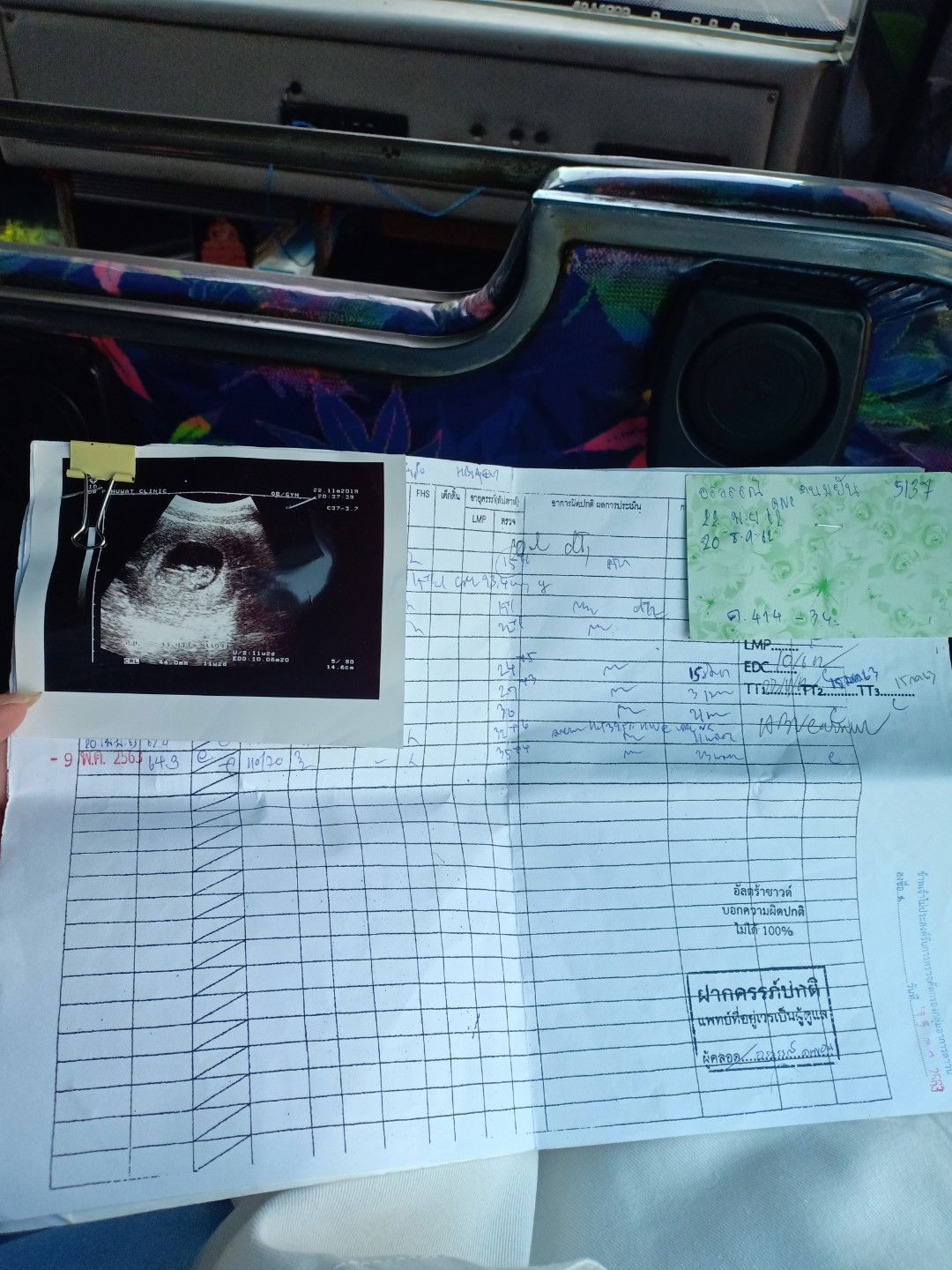 อยากทราบว่าไม่มีสมุดฝากครรภ์มีแค่เอกสาร
