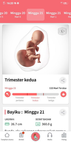 alhamdulillah 21week utun udah nendang nendang