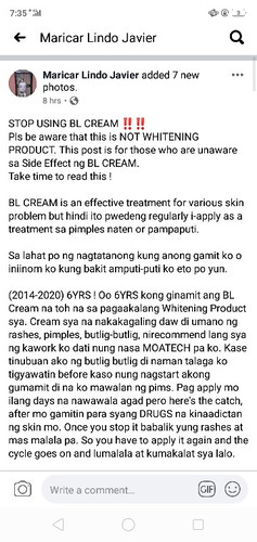 To all mommies who's using BL CREAM must read this!