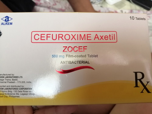 Cefuroxine Axetil (Zocef 500mg) For U. T. I