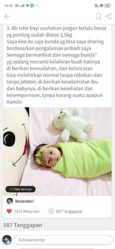 Doa Maryam, Doa Mudah Melahirkan