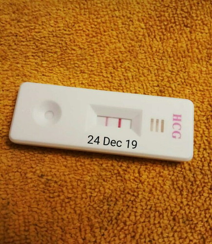 Saja test upt sbb period dh lwt 5 hr.. Alhamdulillah.. naik 2 line