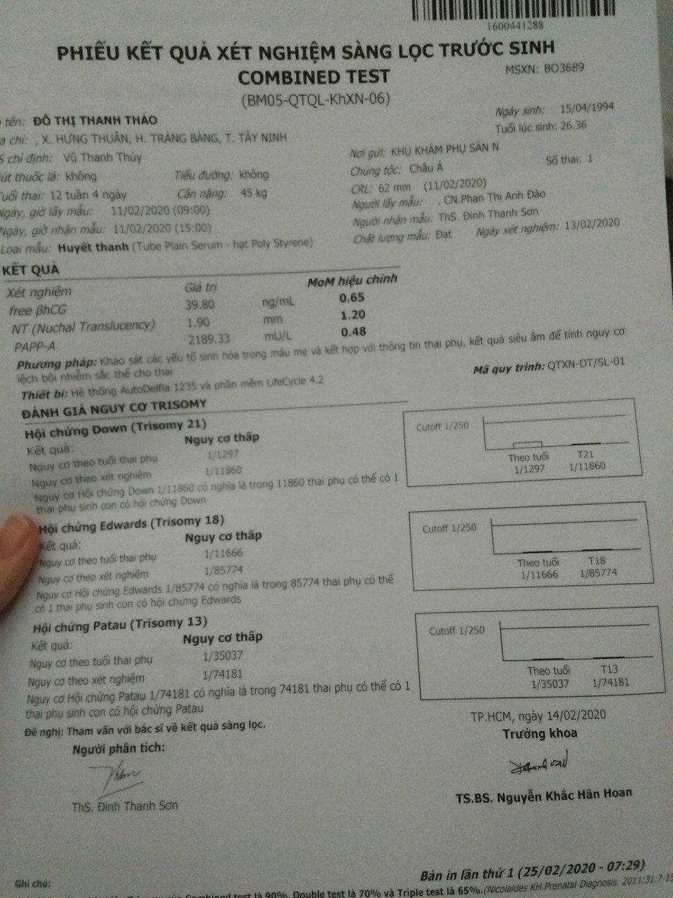thai nhi 14tuan