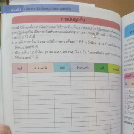 การนับลูกดิ้น
