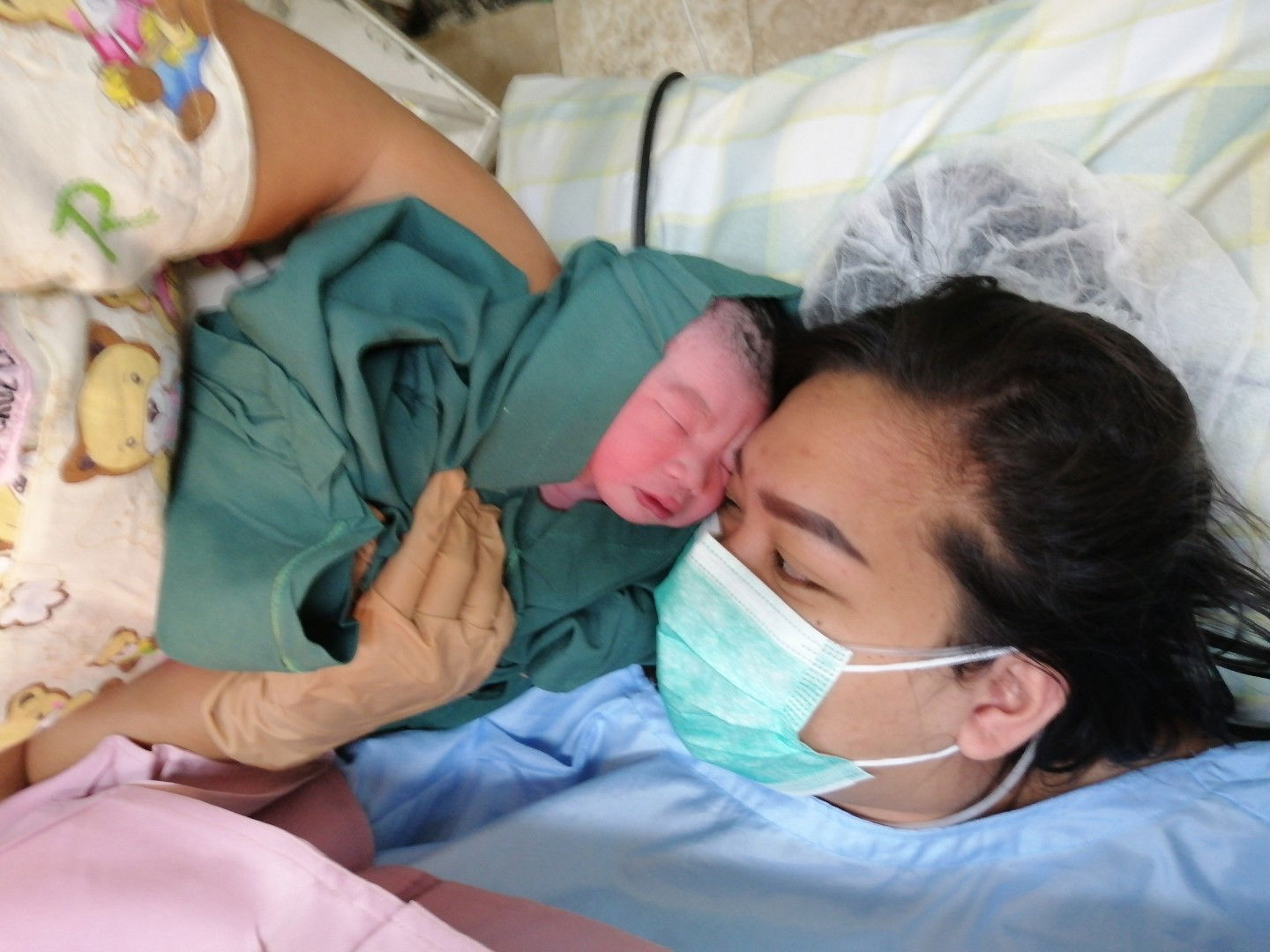 no sign of labor/try labor/cs