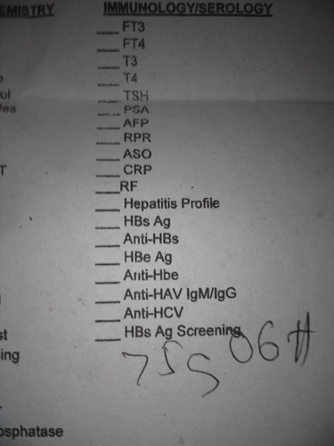 Sugar test