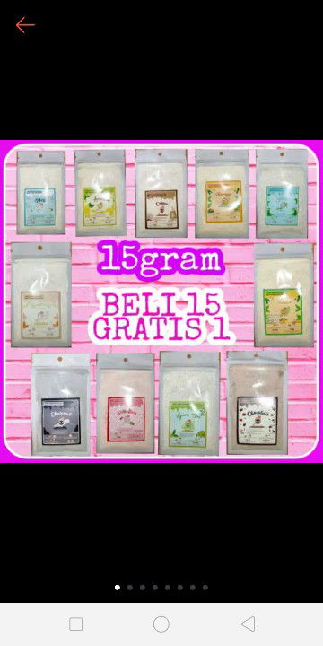 Masker daru bahan Alami/organik