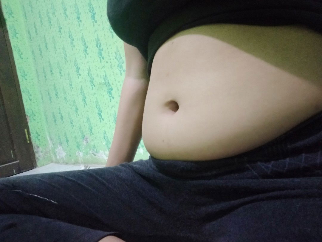 perut masih kecil