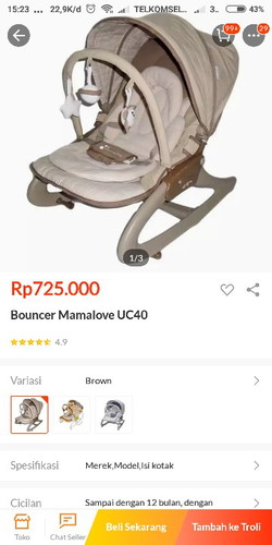 MEMILIH BOUNCER BABY