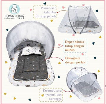 kasur bayi dan kelambu
