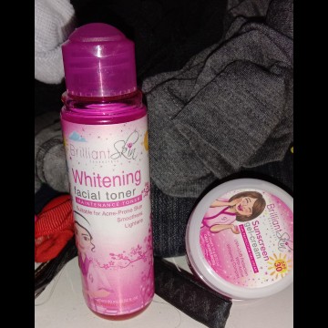 Toner and Sunscreen