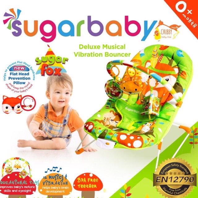 Jual Bouncer Sugarbaby Sugar Fox dan Stroller Pliko Monza