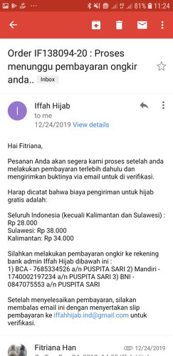 iffah hijap penipuan bukan?